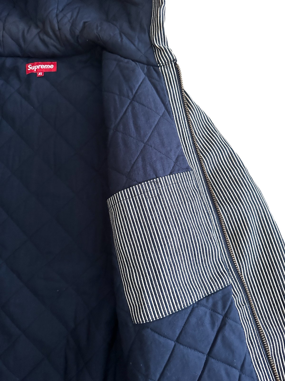 Red Built Hooded Work JKT by Supreme | instantb Red Built Hooded Work JKT by Supreme | instantb
