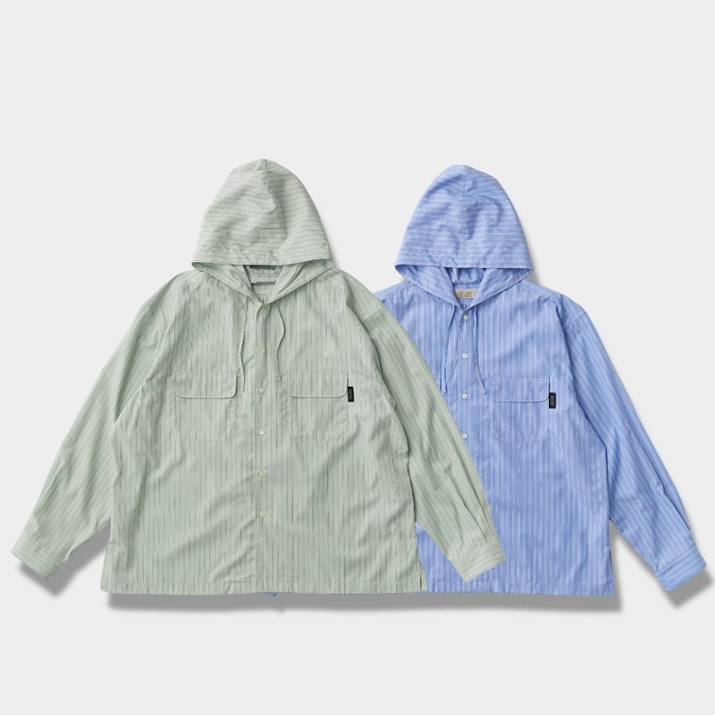 STRIPED HOODED SHIRT - SEDAN ALL-PURPOSE - | in