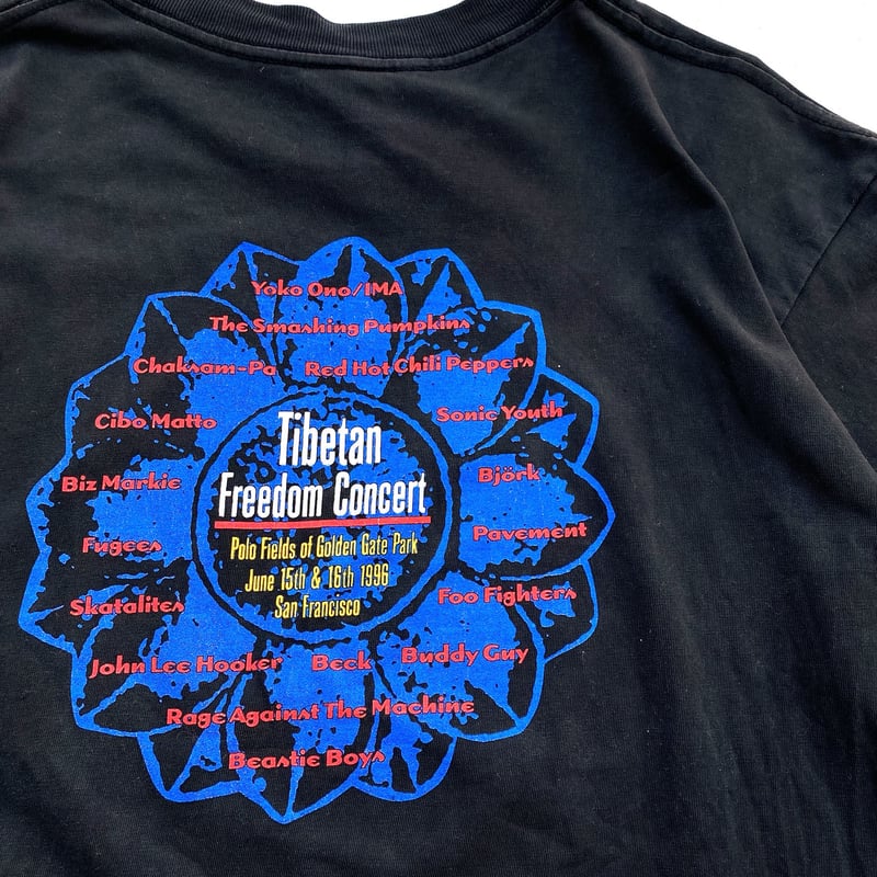 1996Tibetan Freedom Concert Tシャツ XL 1996年 チベタン・フリーダム・コンサート Tシャツ XL - メルカリ