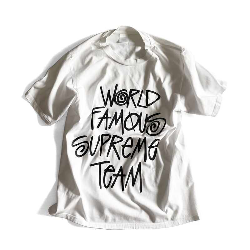 01レア supreme world famous Tee stussy