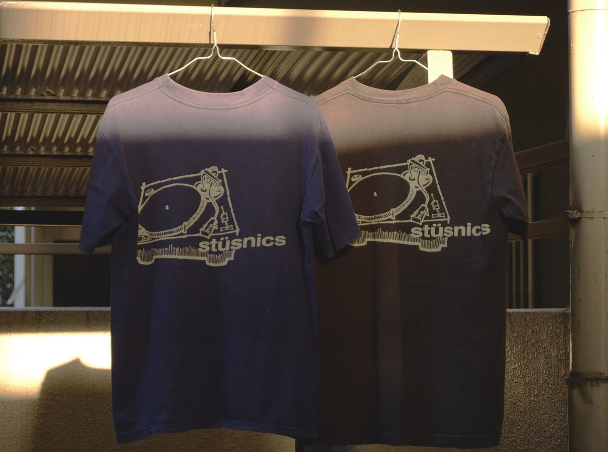 Stussy stusnics Tee BLK 1980