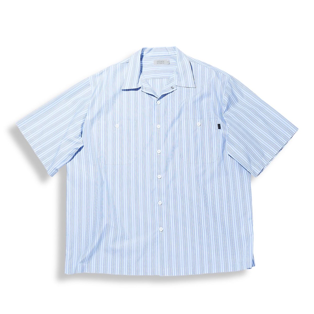 ササさん専用AT LAST&CO STRIPE WORK SHIRT ササさん専用AT LAST&CO STRIPE WORK SHIRT トップス