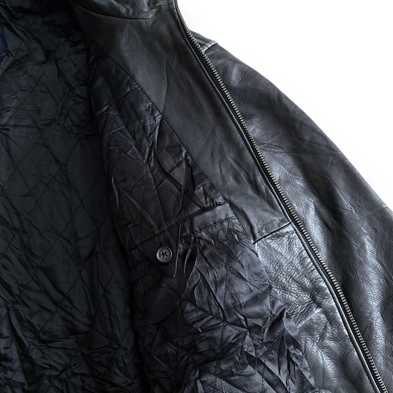 HI-NECK LEATHER JKT by GAP | instantbootleg store HI-NECK LEATHER JKT by GAP | instantbootleg store