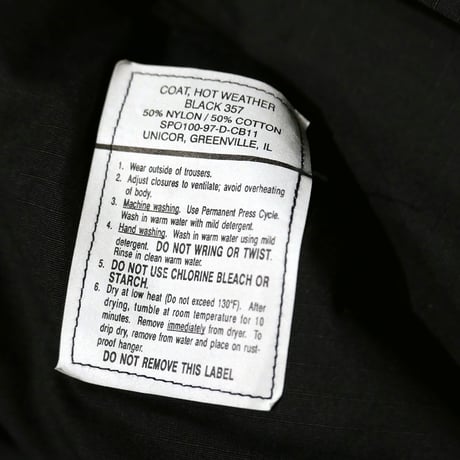US Military BDU Shirt “357 black” M-Short