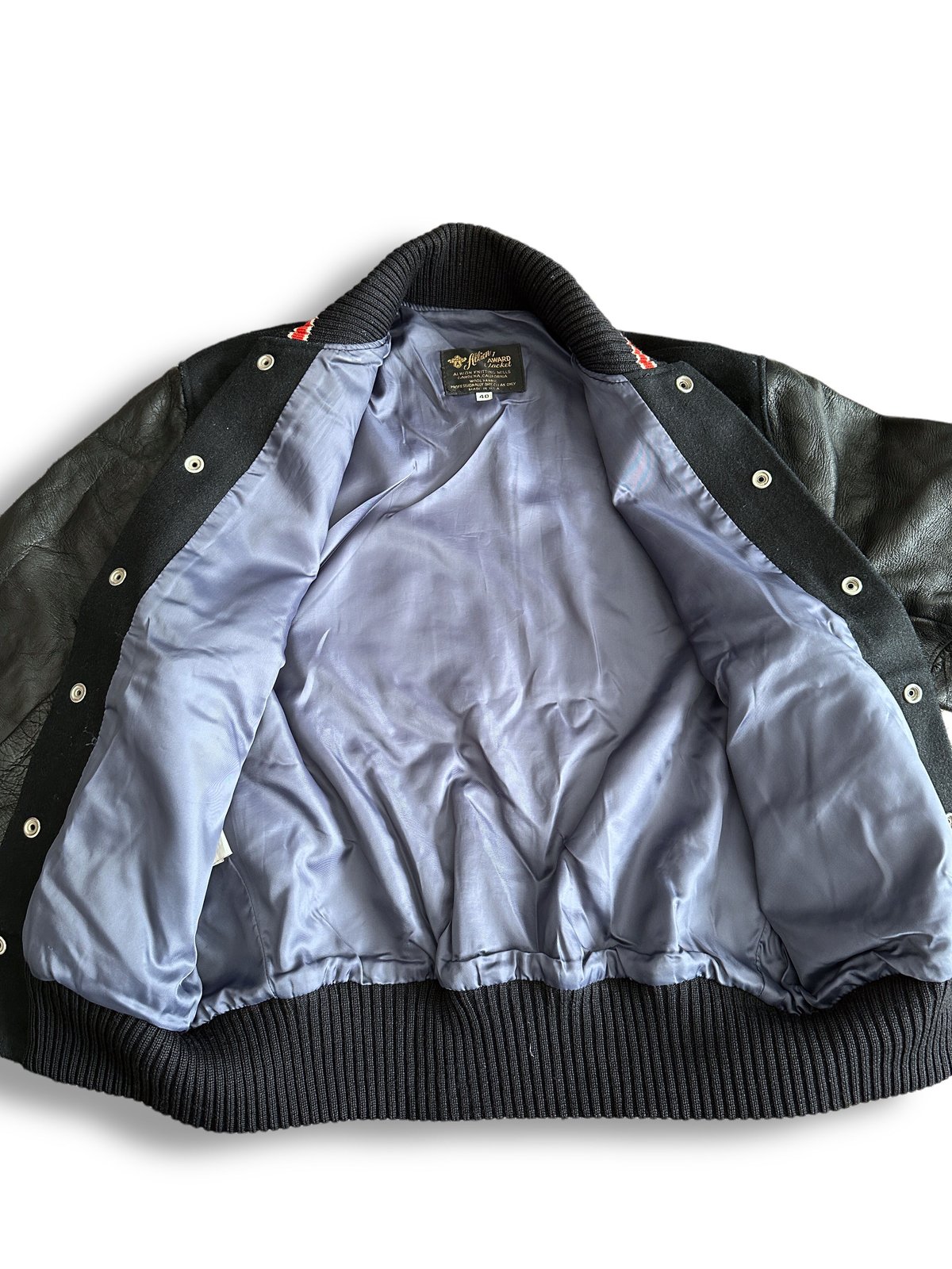 【NOS】Albion knitting millsスタジャン 38 ALBION アルビオン KNITTING MILLS jacket 60s 70s varsity