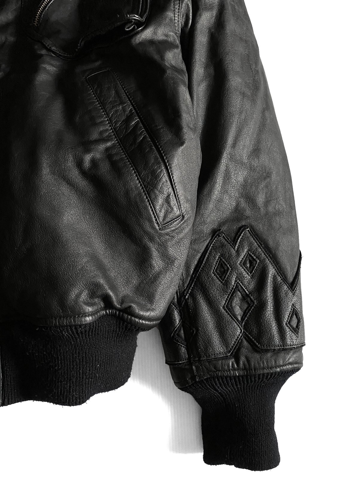 KANSAI MEN Leather Bombe JKT by KANSAI YAMAMOTO KANSAI MEN Leather Bombe JKT by KANSAI YAMAMOTO