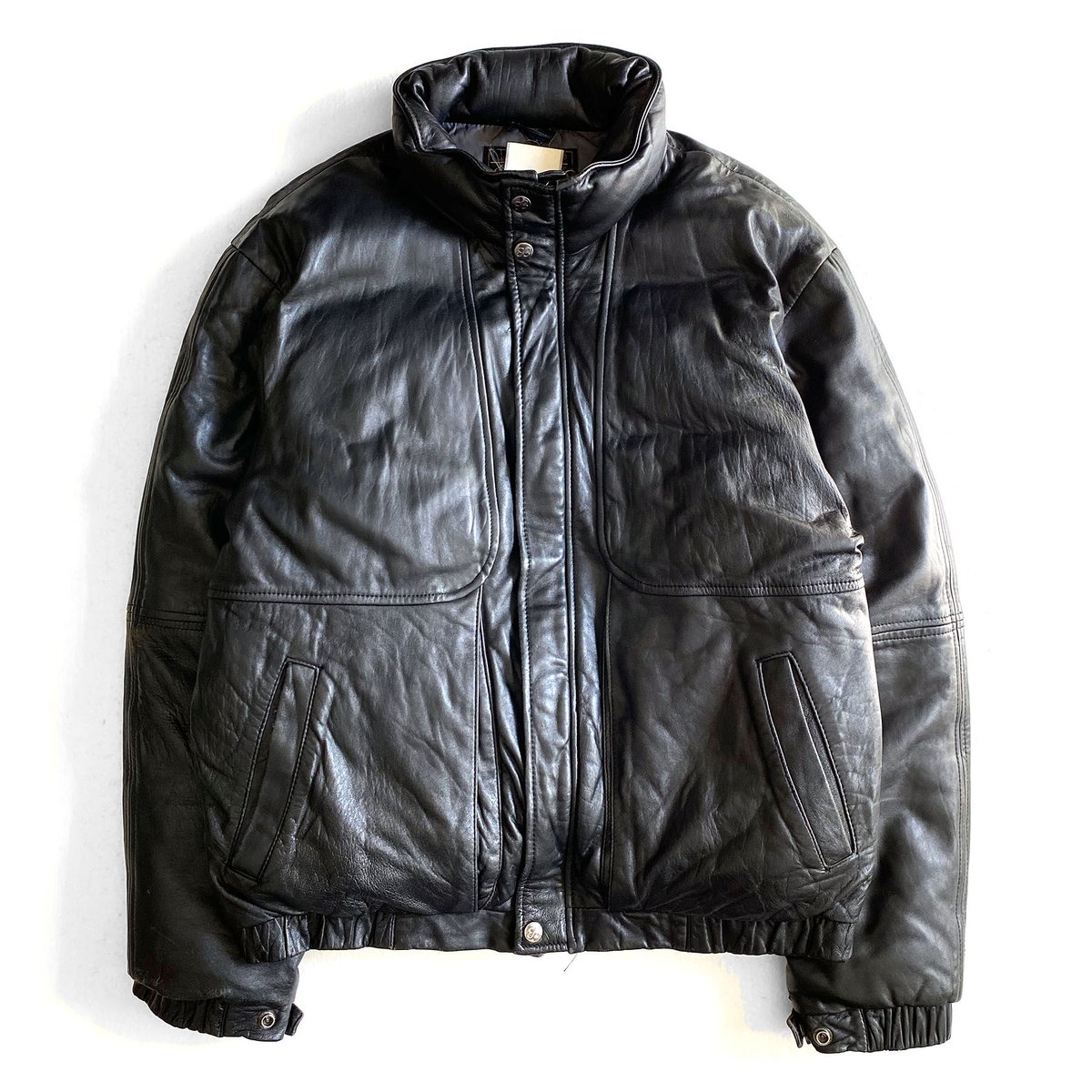 Eddie Bauer Leather Down JKT | instantbootleg s...