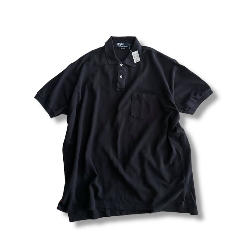 POLO RALPH LAUREN 黒ポロシャツ ポケット付き 新品未使用 新品 未使用 POLO RALPH LAUREN ラルフローレン ポロシャツ 黒