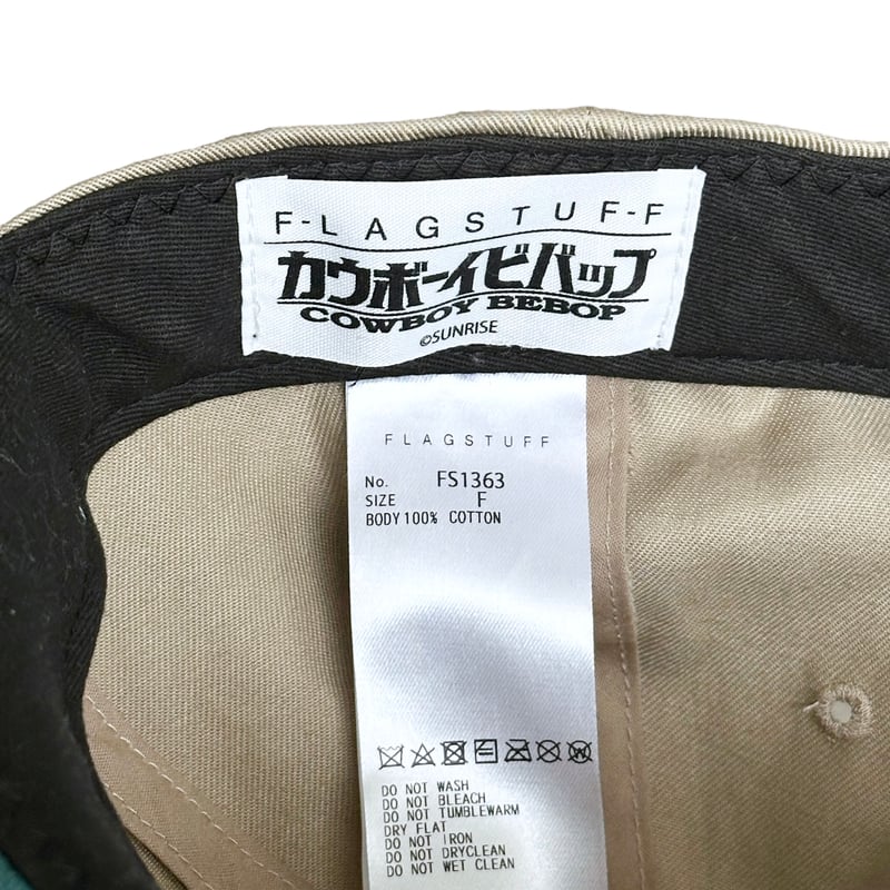 FLAGSTUFF カウボーイビバップ キャップ F Cowboy Bebop by F-LAGSTUF-F | instantbootleg store