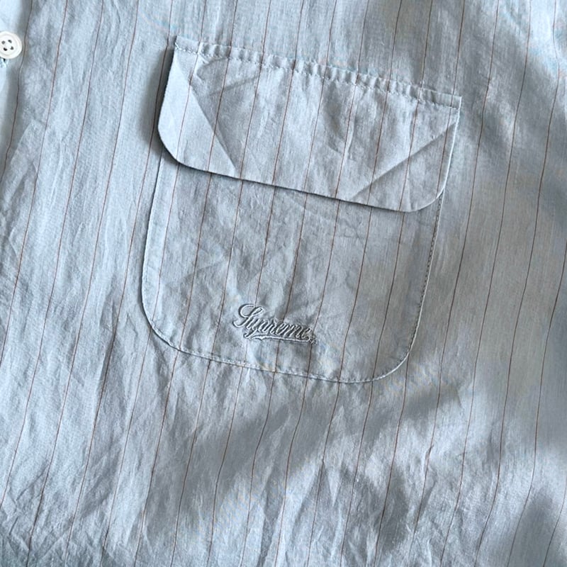 PINSTRIPE LINEN SHIRT by Supreme | instantbootl