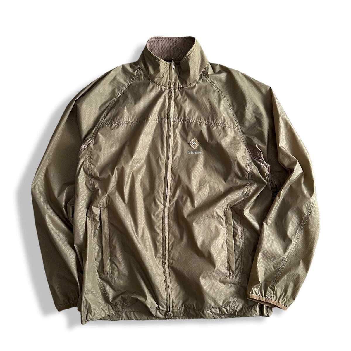 Stussy-F.I.T.Nylon Honeycomb Track Top by stuss