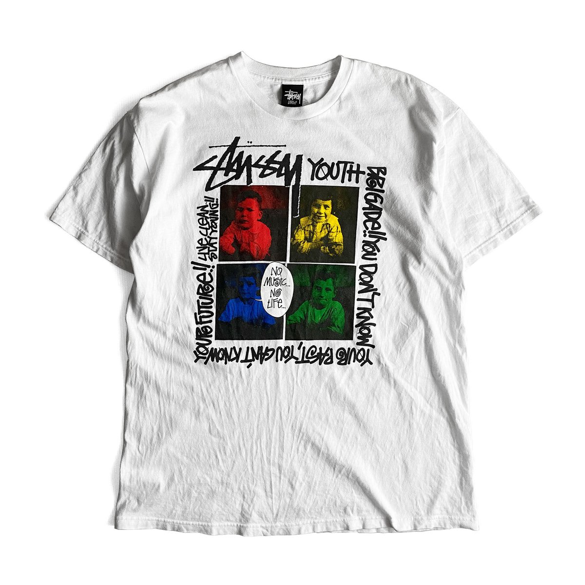 ⭐︎stussy × TOWER RECORDS コラボTee 新品未使用⭐︎サイズXL - T