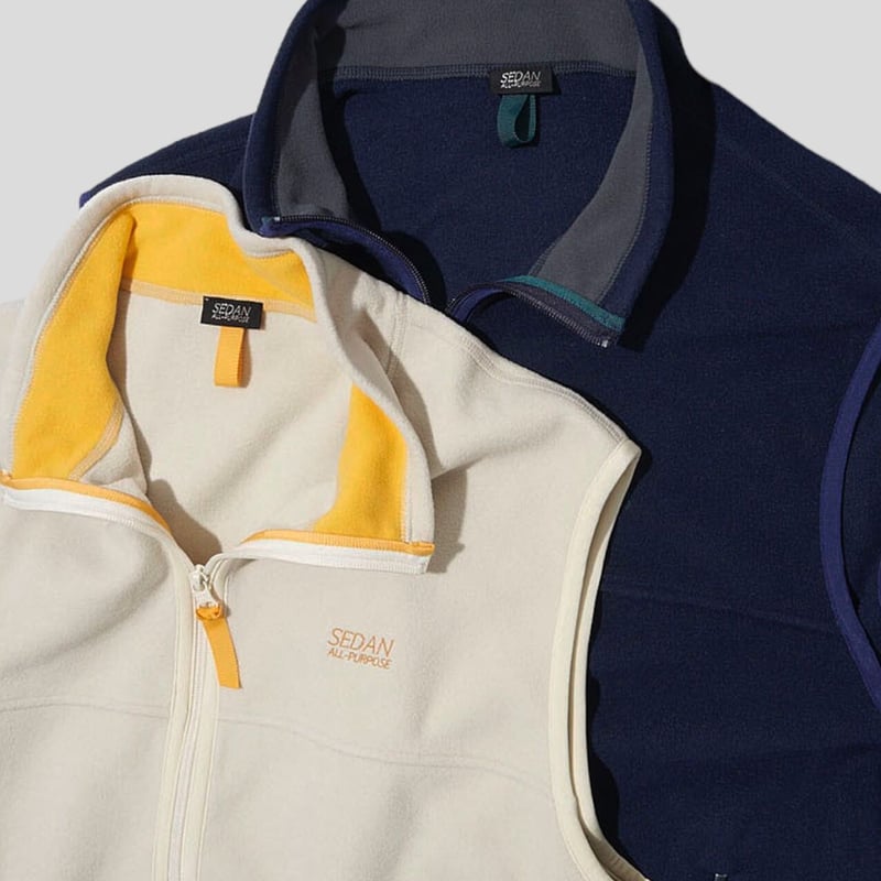 FLEECE FULL ZIP VEST - SEDAN ALL-PURPOSE - | in FLEECE FULL ZIP VEST - SEDAN ALL-PURPOSE - | in