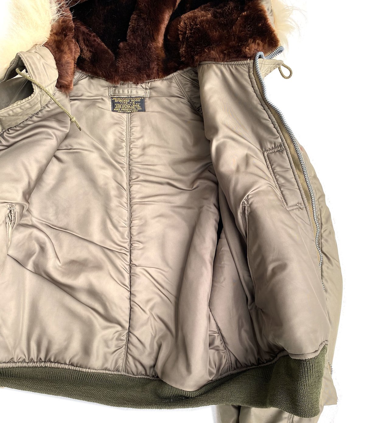 実物 N-2 フライトジャケット REED RODUCTS リードプロダクツ N-2 FLIGHT Jacket Made By REED PRODUCTS,INC. |