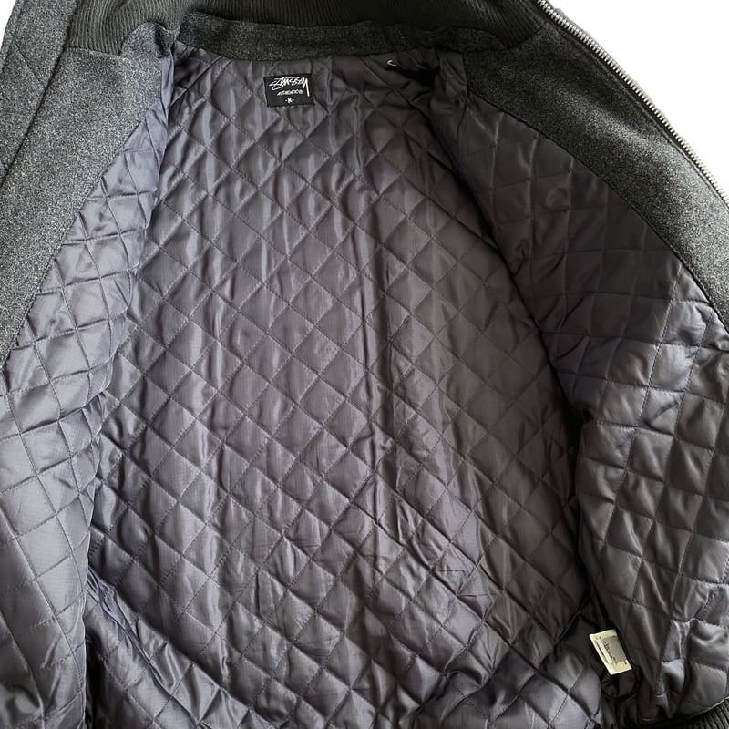 STUSSY MA-1ジャケット グレー グレー（灰色）系 STUSSY(ステューシー) MA-1(メンズ) - 海外