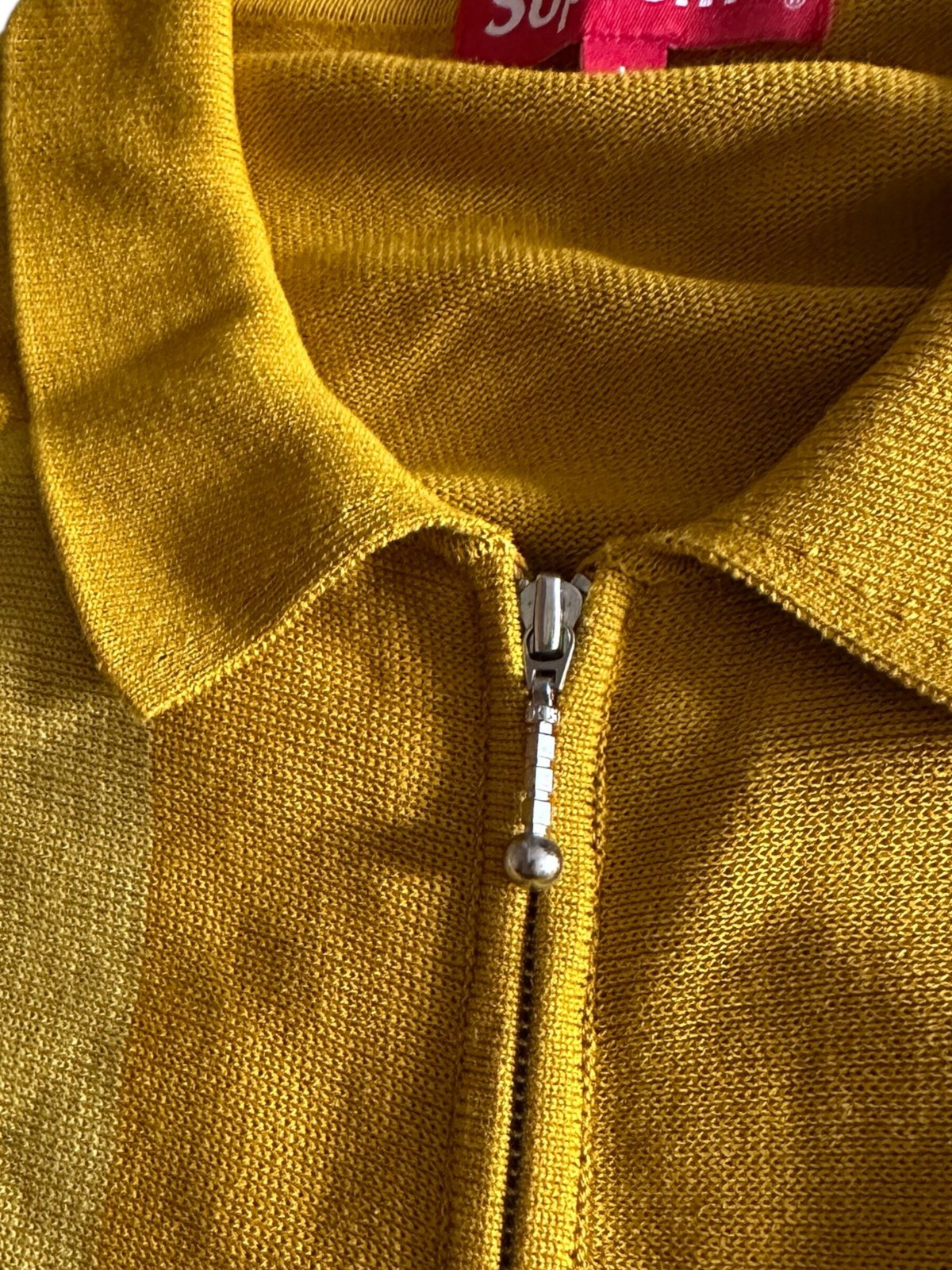 Stars Zip Up Sweater Polo by Supreme | instantb