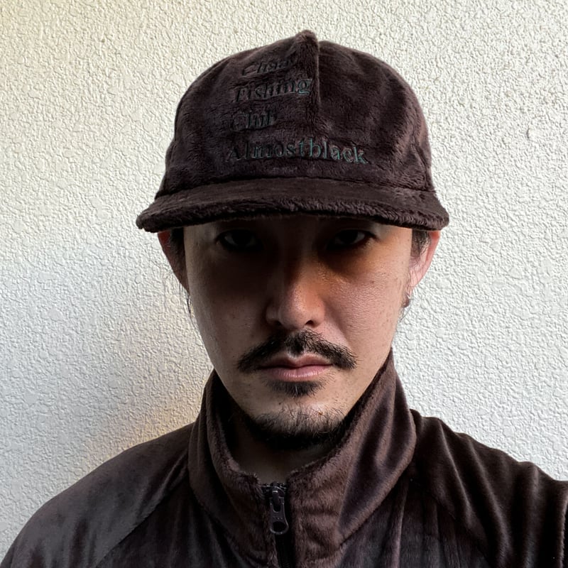 Chaos Fishing Club x ALMOSTBLACK Velour CAP for