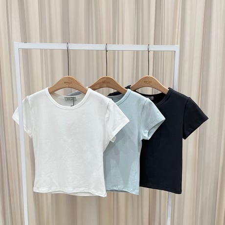 《予約販売》Plain Cropped T-Shirt