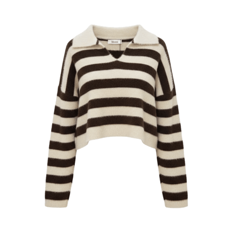 《予約販売》店舗人気アイテム💕V-neck Border Knit
