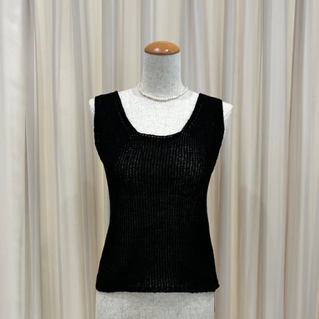 《予約販売》Open back Knit sleeveless