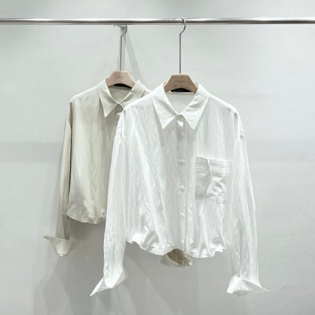 《即日発送》STUNNING string crop shirt