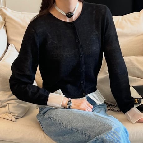 《予約販売》Alpaca Frill Cardigan