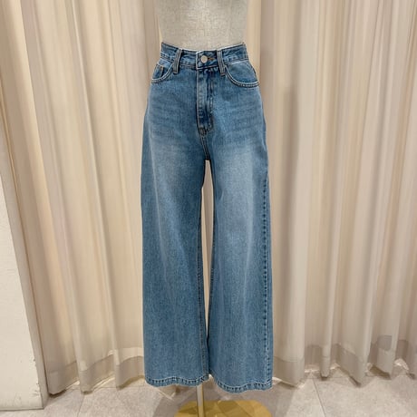《予約販売》Straight Wide-leg Jeans