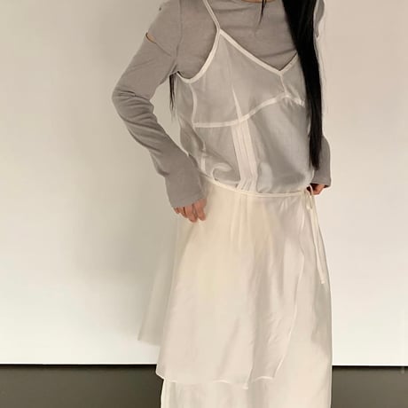 《即日発送》Sand wrap set long dress