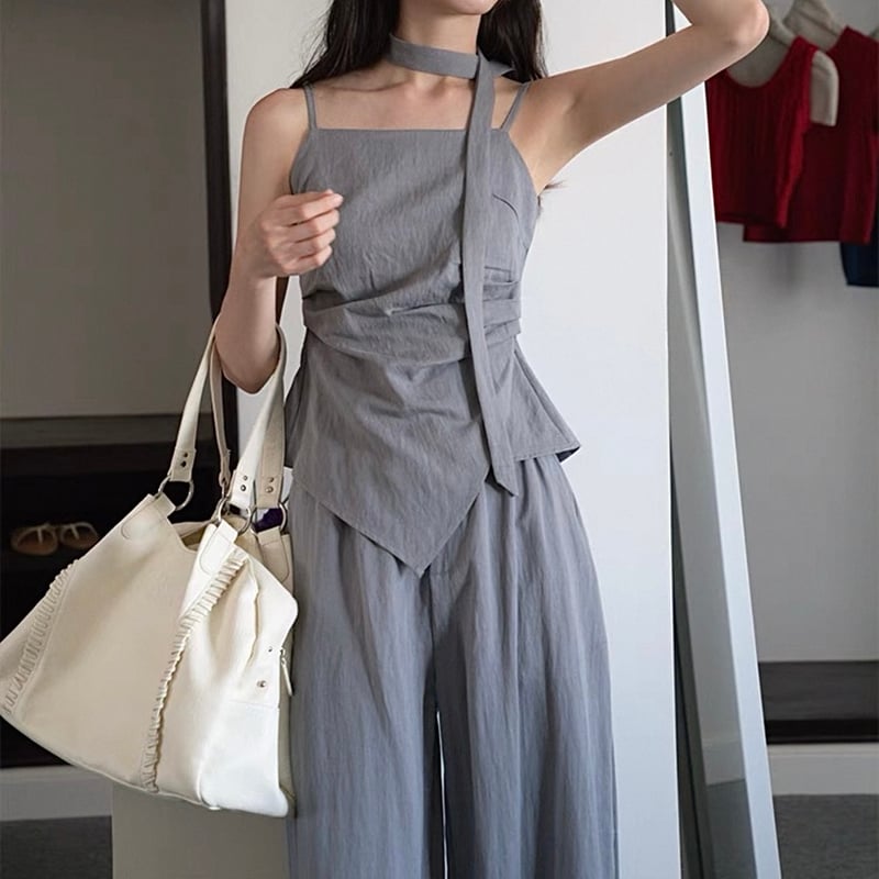 予約販売》Drape tuck set up | MAYLILY