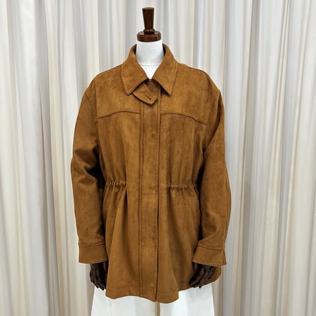 《予約販売》Shirring Suede Jacket