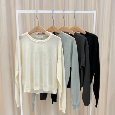 《予約販売》Simple Round Knit
