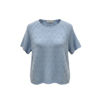 《予約販売》大好評アイテム🩵Short-sleeve Cable Knit