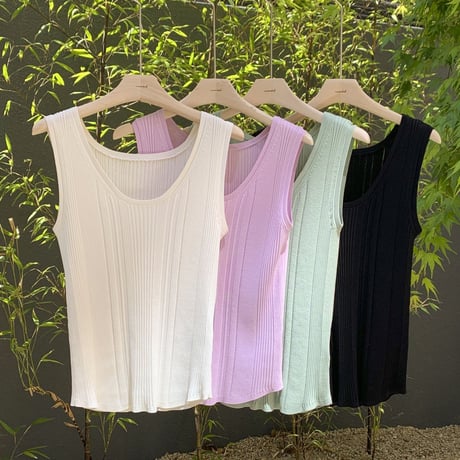 《即日発送📦》Sleeve less summer knit