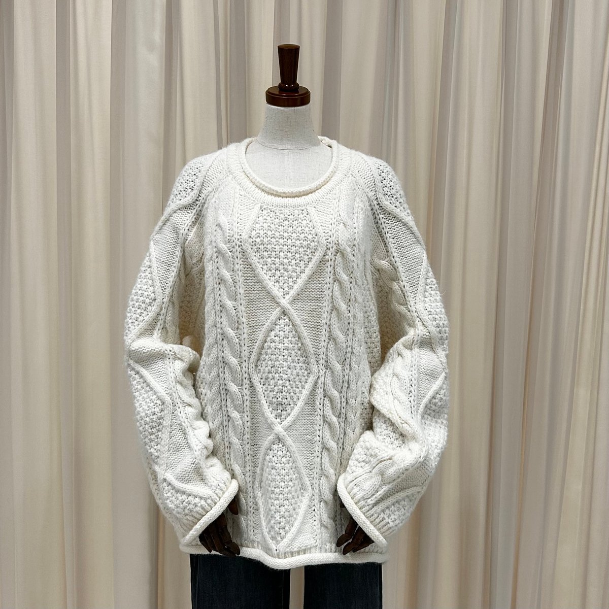 予約販売》Loose Fit Cable Knit | MAYLILY