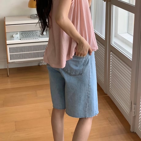 《即日発送📦》Denim Harf Pants