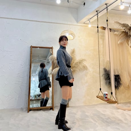 《予約販売》Wool Blend Cable Knit Sweater