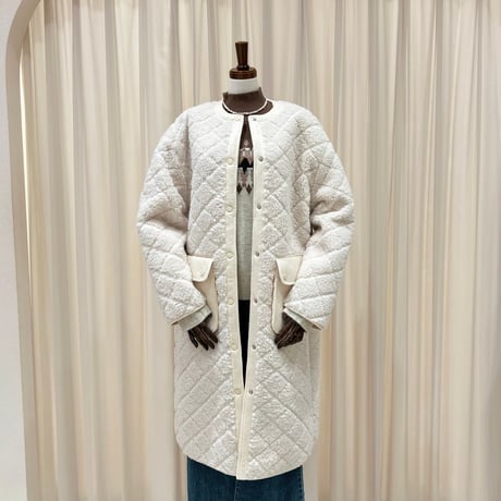 《予約販売》Long shearling coat