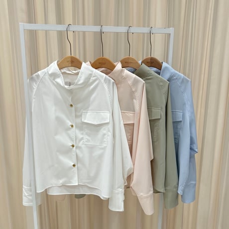 《予約販売》Collar Button Pocket Shirt