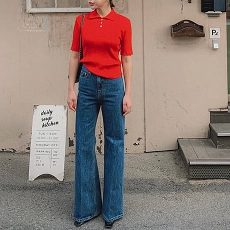 《予約販売》Teen boots~cut wide pants