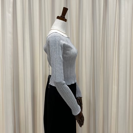 《即日発送📦》Pleated Ribbon T-Shirt