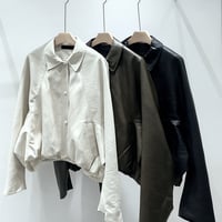 《予約販売》STUNNING Short Leather Jumper