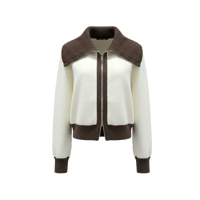 《予約販売》STUNNING Collared Knit Zip-up