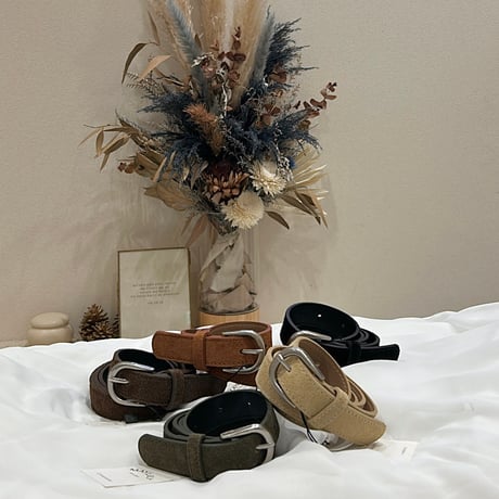 《予約販売》Suede Belt