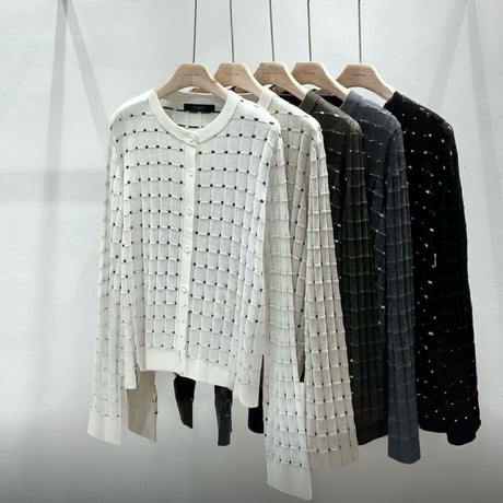 《予約販売》STUNNING Wool Checked Cardigan