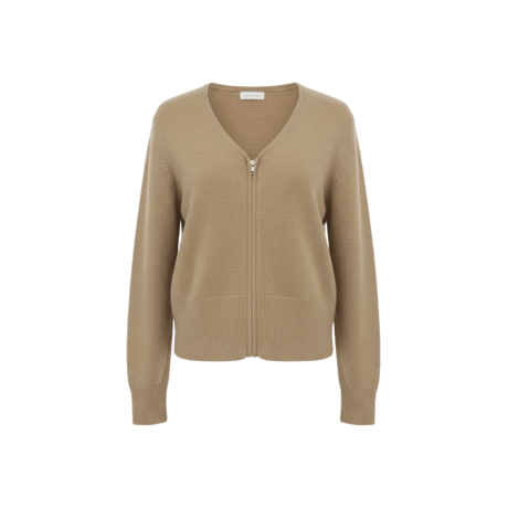 《予約販売》再入荷💕V-Neck Zip-Up Knit Cardigan