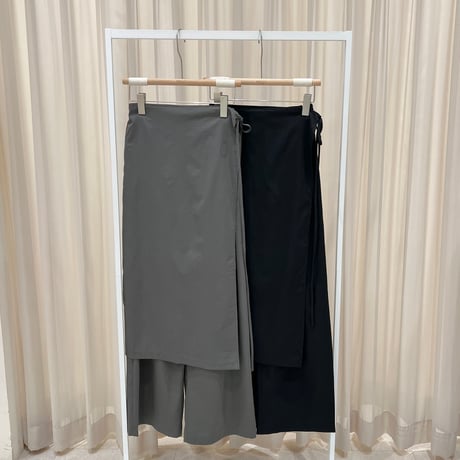《予約販売》Wrap Wide Pants