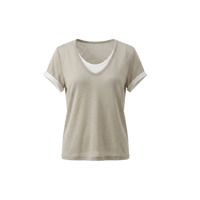 《予約販売》Color-Block Layered Tee