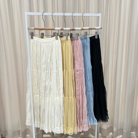 《予約販売》Flowy Tiered Skirt