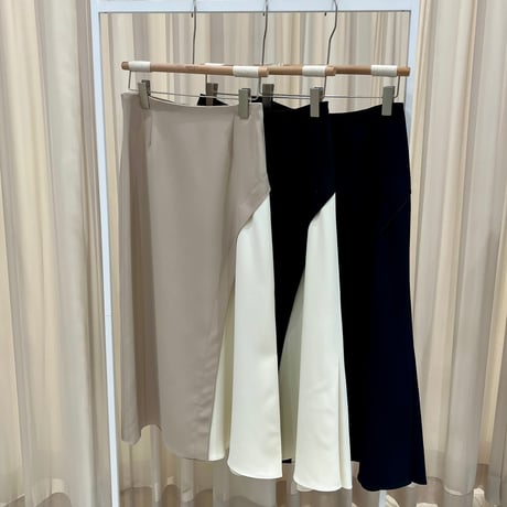 《予約販売》Color block skirt