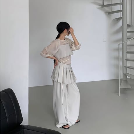 《即日発送📦》Noa wrap skirt set pants（set up別売り）